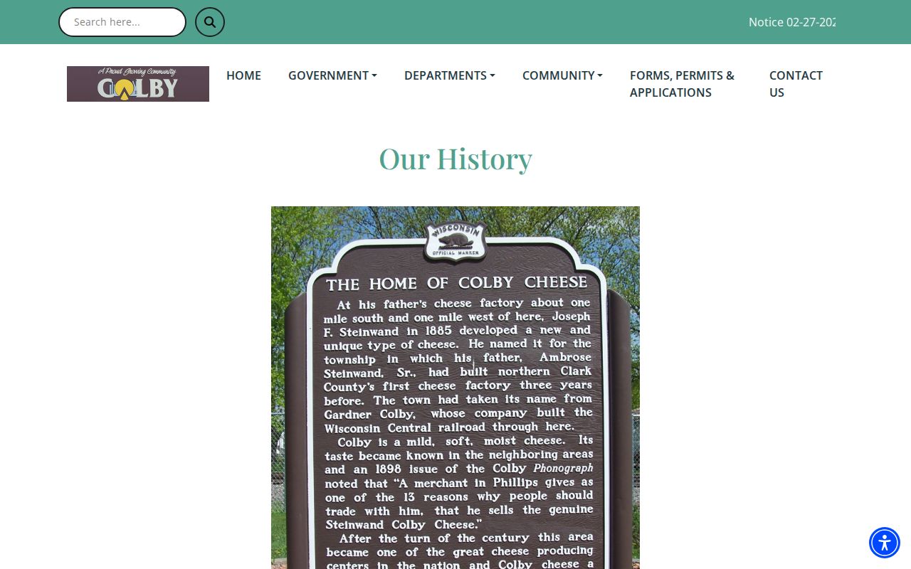 Clark County Colby criminal history and railroad heritage source